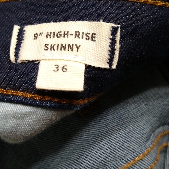 Madewell 9" Hi rise skinny jeans size 36 - Picture 11 of 12